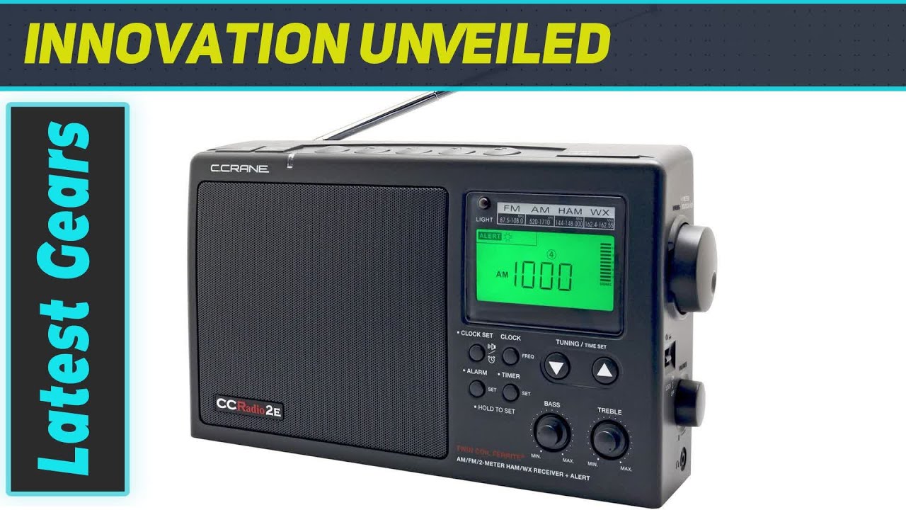 C. Crane CCRadio-2E Enhanced Portable: The Best AM/FM and Weather Band Radio for Emergencies