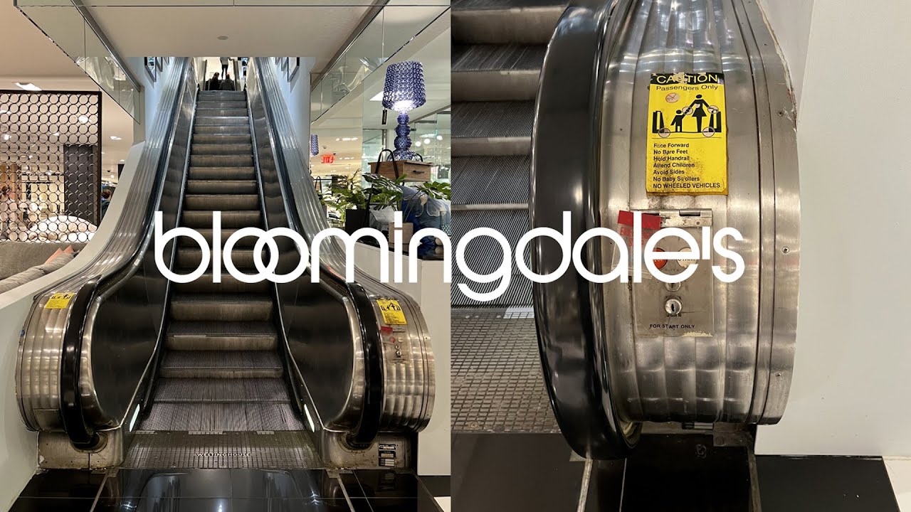 Только один! РЕДКИЙ эскалатор Westinghouse Wide-File – флагманский магазин Bloomingdale's – Нью-Й...