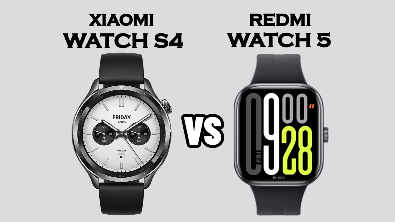 XIAOMI WATCH S4 VS REDMI WATCH 5