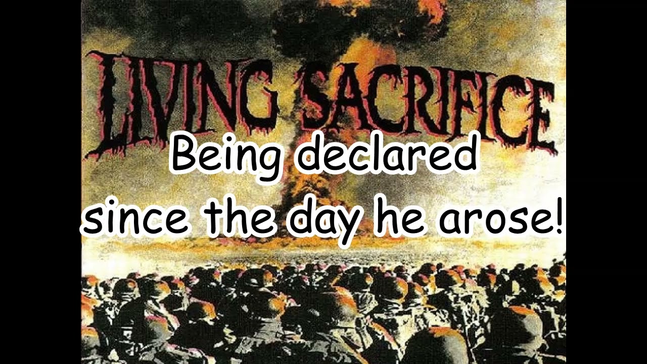 LIVING SACRIFICE - NO GRAVE CONCERN (Lyric Video)
