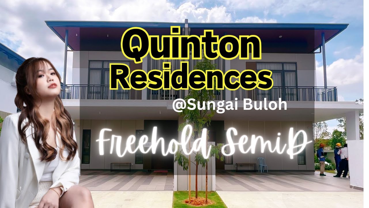 Quinton Residences by KLK Land in Sungai Buloh. Freehold and Individual title semi detached house.