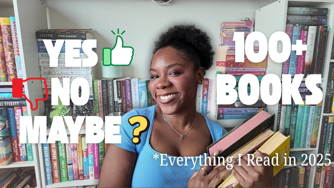 I Read 100+ Books in 2025… Were Any of Them Worth It? 👀📚 | Yes No Maybe