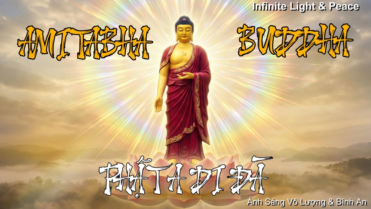 Amitabha Mantra | Om Ami Dewa Hrih | Nhạc Phật A Di Đà Ánh Sáng Vô Lượng & Bình An