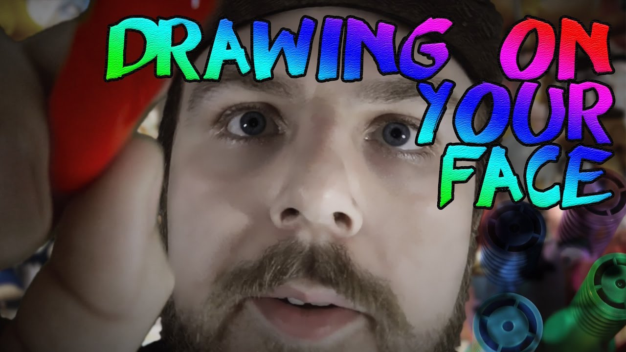 ASMR | Drawing On Your Face At Comic-Con Role Play [Crisp Marker Sounds]