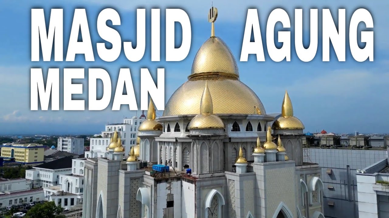 Masjid Agung Medan dari Langit: Keindahan yang Menakjubkan!
