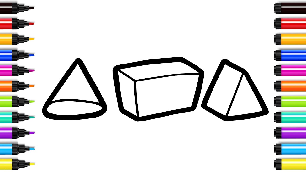 Drawing and Coloring a Cute Shape | Easy Step By Step Tutorial