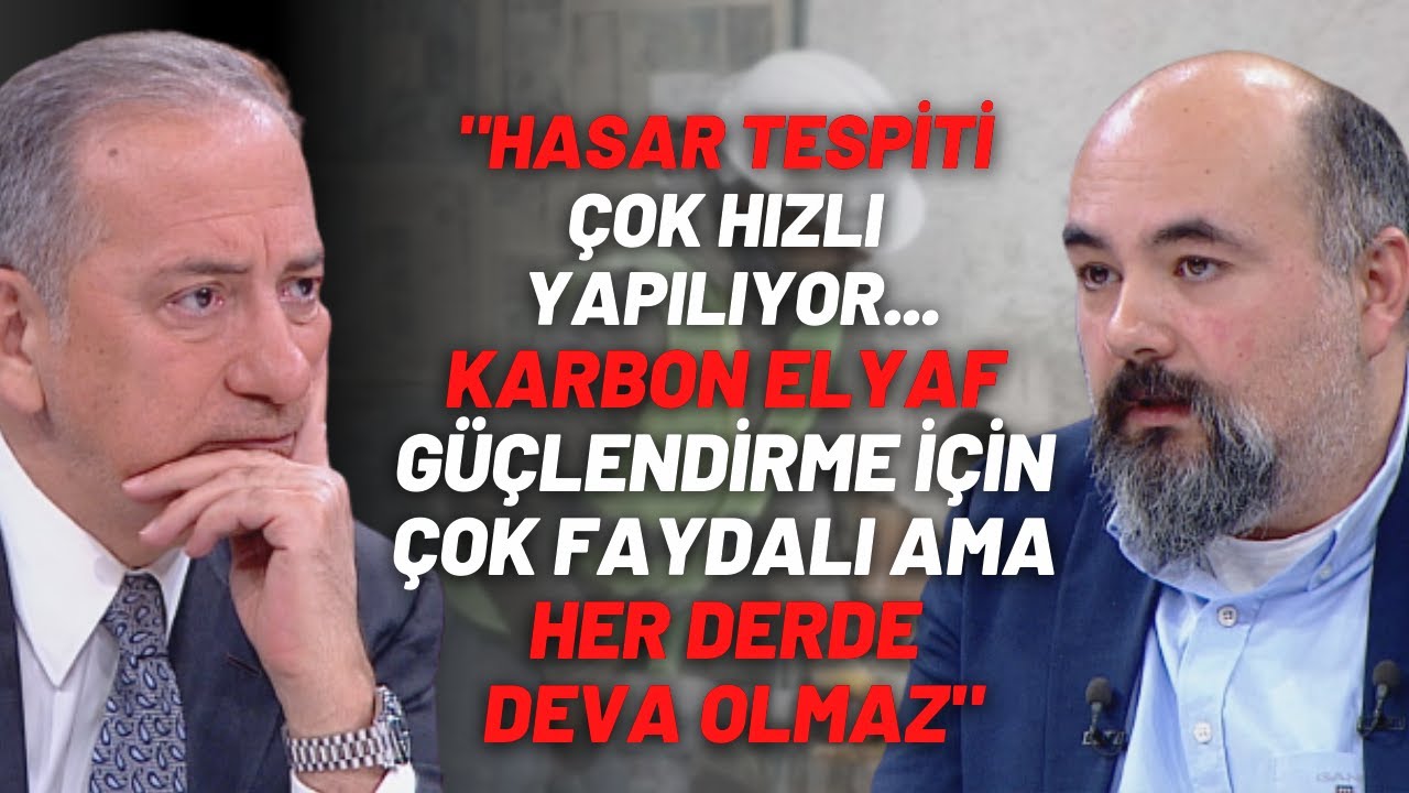 ''Karbon Elyaf Güçlendirme İçin Çok Faydalı Ama Her Derde Deva Olmaz''