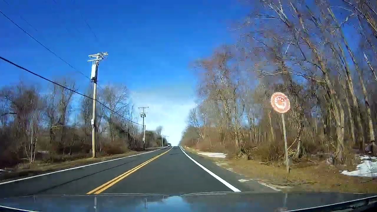 Driving through Scituate and Smithfield, Rhode Island