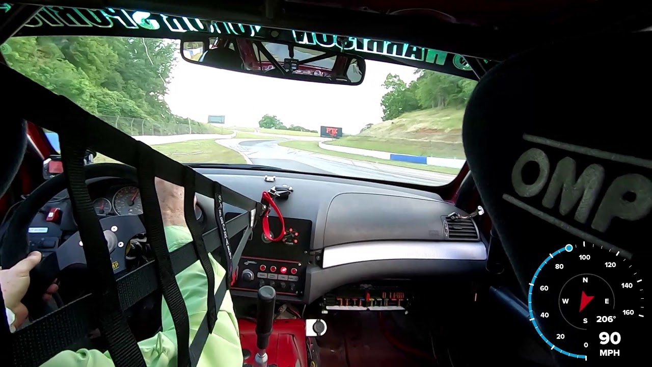 Randy Pobst E46 M3 Road Atlanta Full video - Chin Track Days