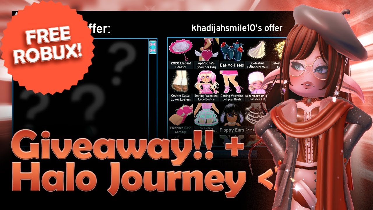 ПОЛУЧАЕТЕ *ВЫСОКИЙ* УРОВЕНЬ *HALOS* НА БОГАТЫХ СЕРВЕРАХ..?!! ROYALE HIGH HALO JOURNEY..!! #7
