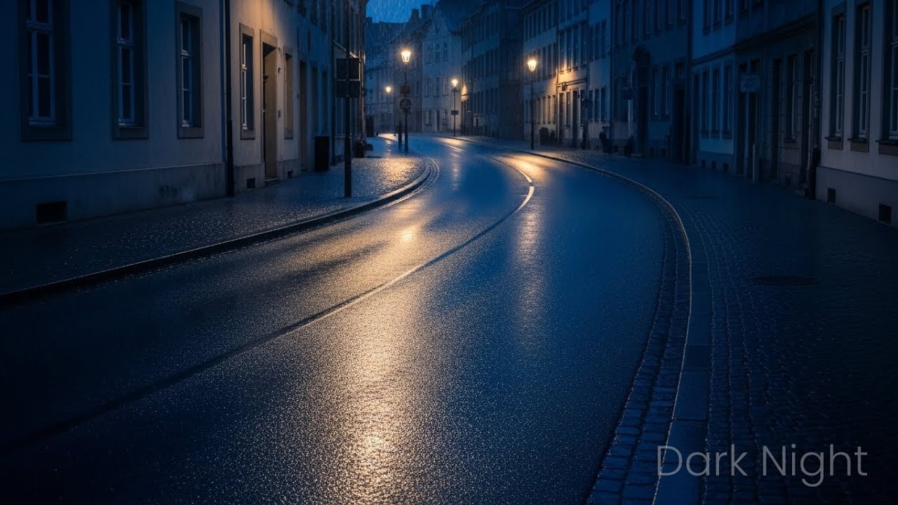 Rainy Streets After Midnight | Calm Ambient Music for Focus & Relaxation