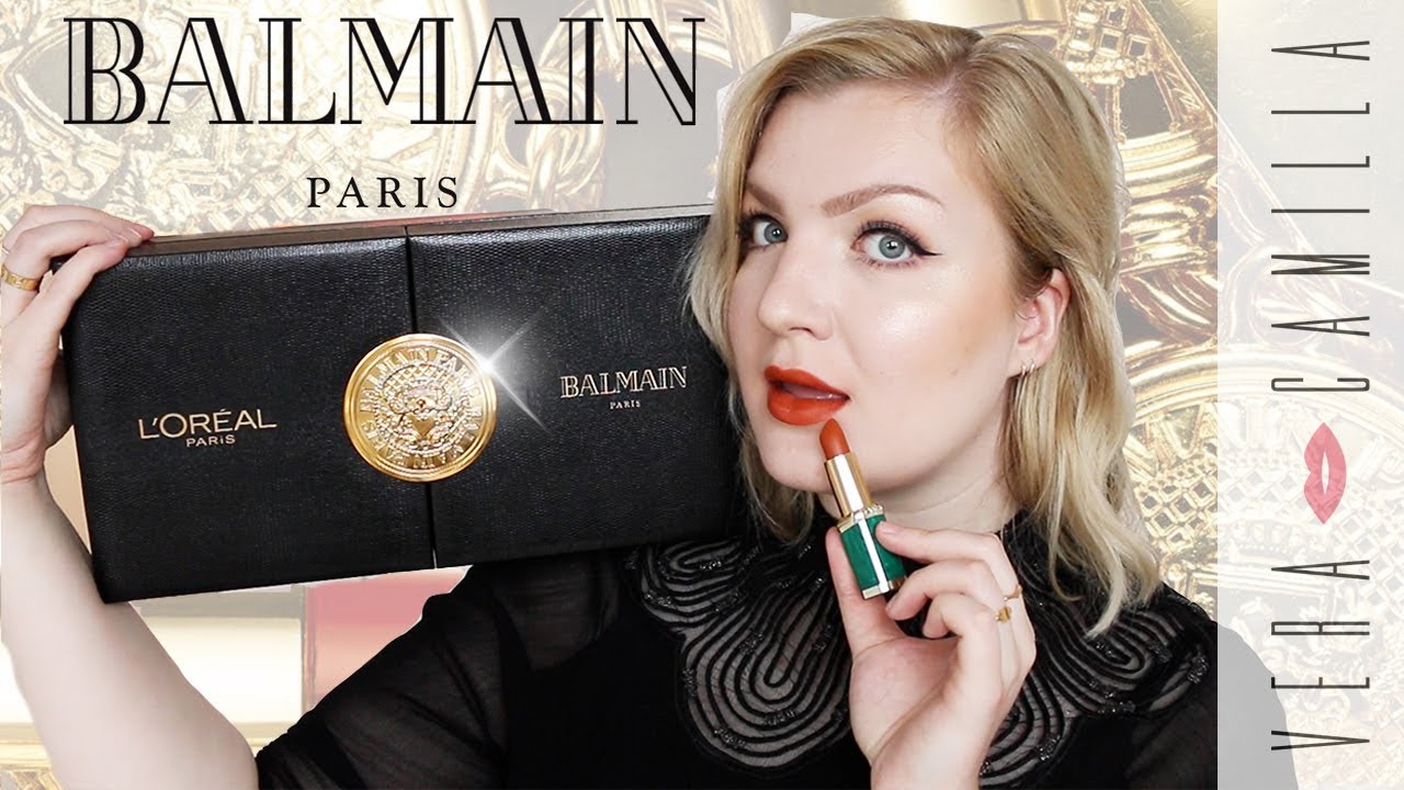 12 L'ORÉAL X BALMAIN LIPSTICKS | Eerste Indruk | Vera Camilla