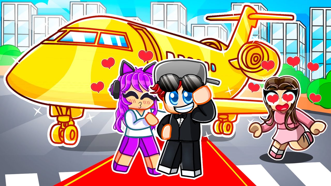 Rizzing Girls With The NEW $60,000,000 PRIVATE JET in Roblox Driving Empire!