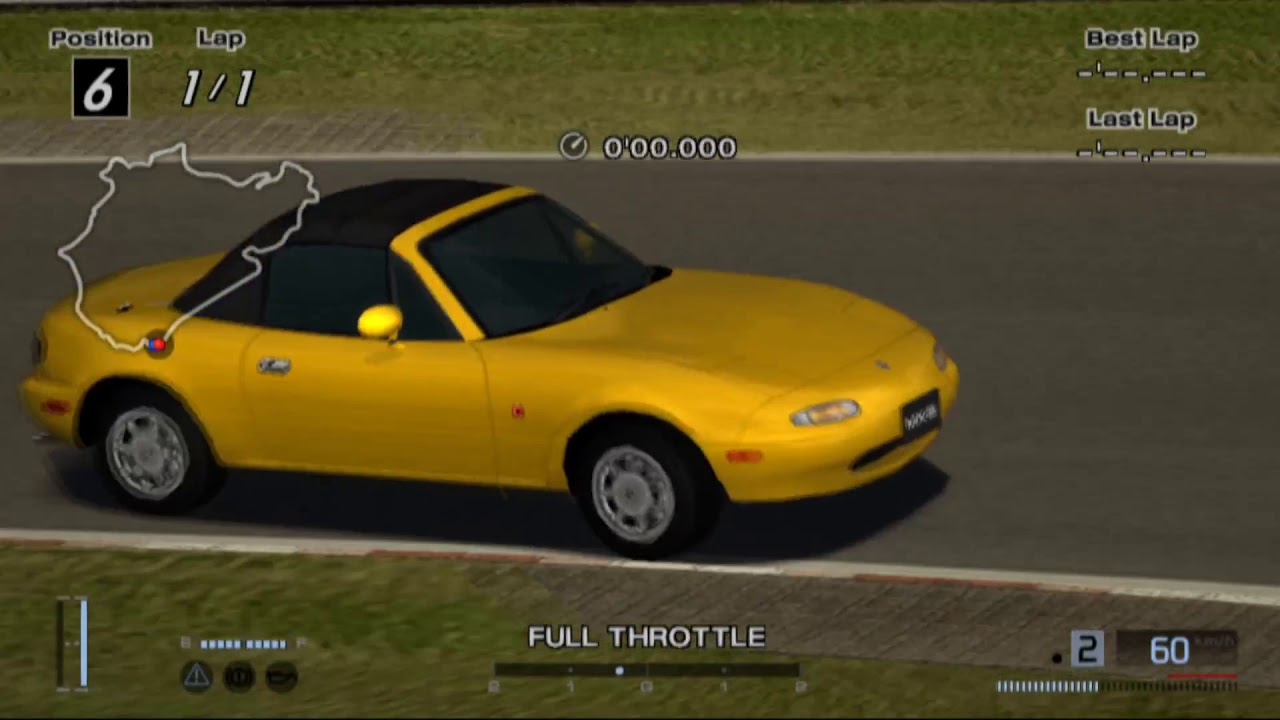 Gran Turismo 4 - Mazda MX-5 Miata J-Limited (NA, J) '91 PC Gameplay