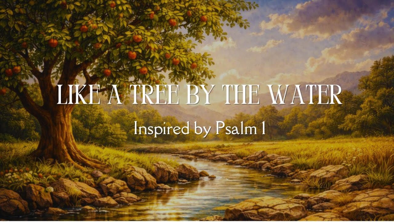Like a Tree by the Water (Lyrics) | Inspired by Psalm 1| Christian Worship | Prayer | Meditation