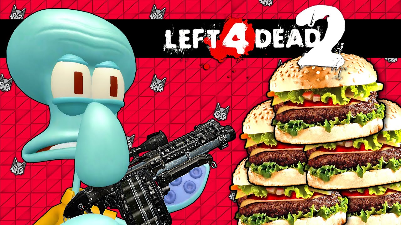L4D2: Крабсбургеры атакуют Красти Крабсбургер! (Left 4 Dead 2)