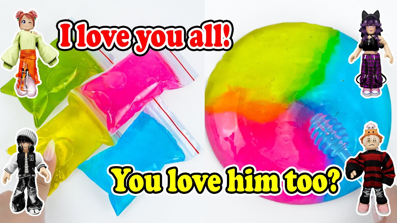 Relaxing Slime Storytime Roblox | My crush chooses to date two people at once