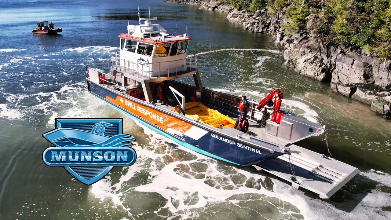 Обзор судна для ликвидации разливов нефти Munson 52' Jet Powered