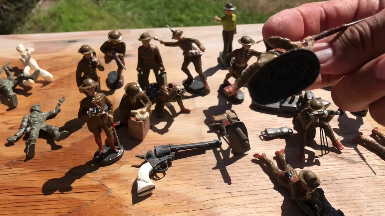 Antique Lead Toy Soldiers pick up La Jolla California EBay Haul