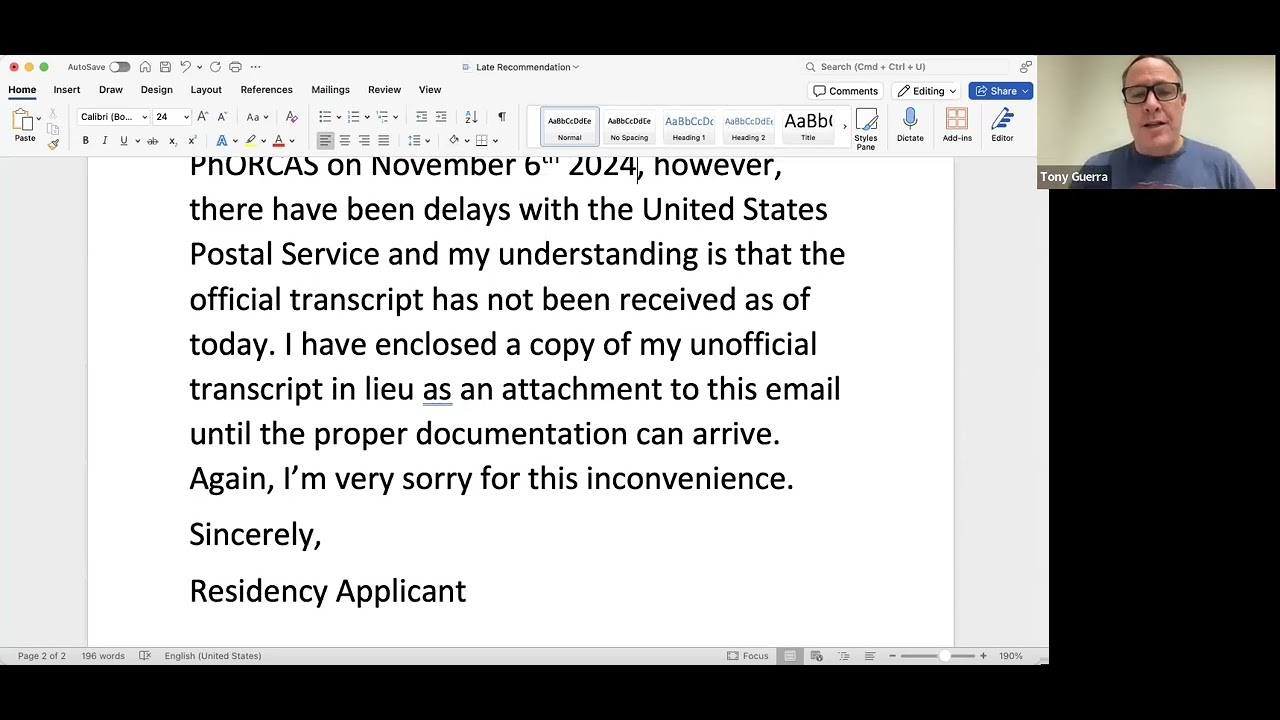 Ep 571 Late Recommendations and Transcripts Templates