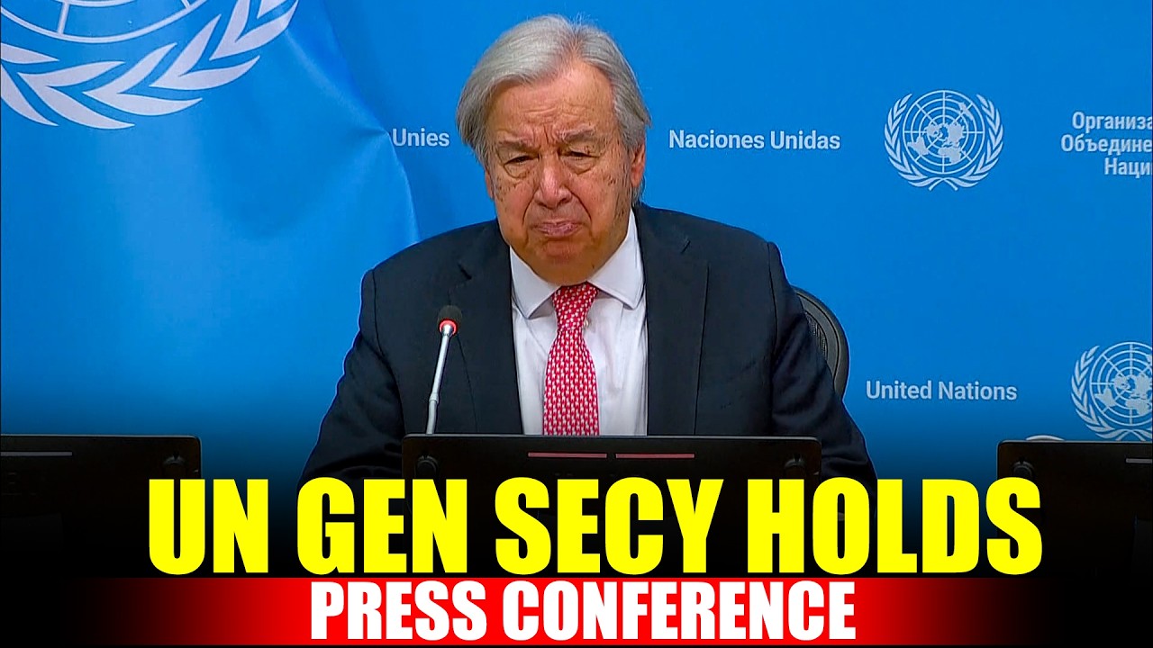LIVE: UN Gen Secy Ant&oacute;nio Guterres Holds Press Conference I 81st session of UNGA | Brics Summit 2026