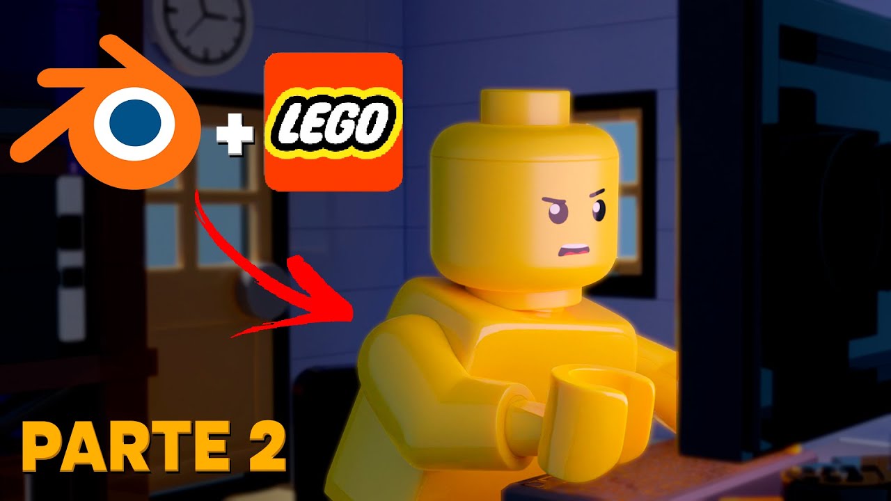 Como criar Animação de LEGO no Blender - Tutorial detalhado (parte 2)