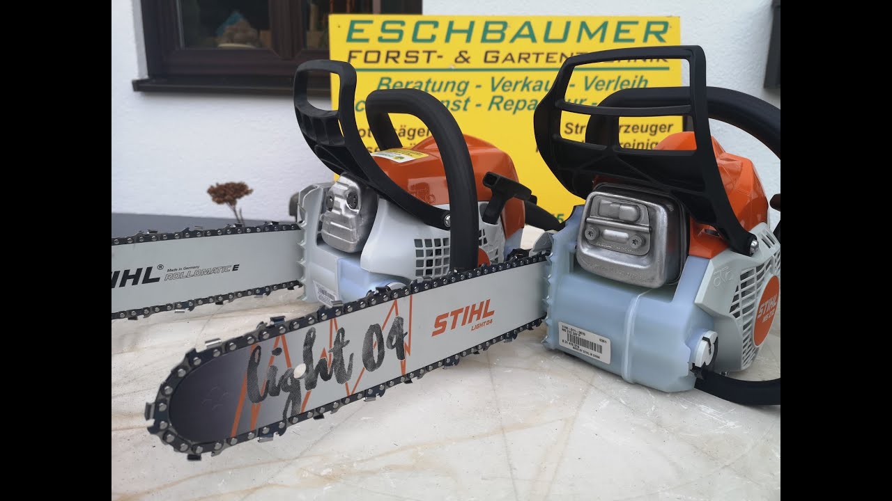 Vergleich zwischen der Stihl Benzin-Motorsäge MS 211 und der Stihl Benzin-Motorsäge MS 212
