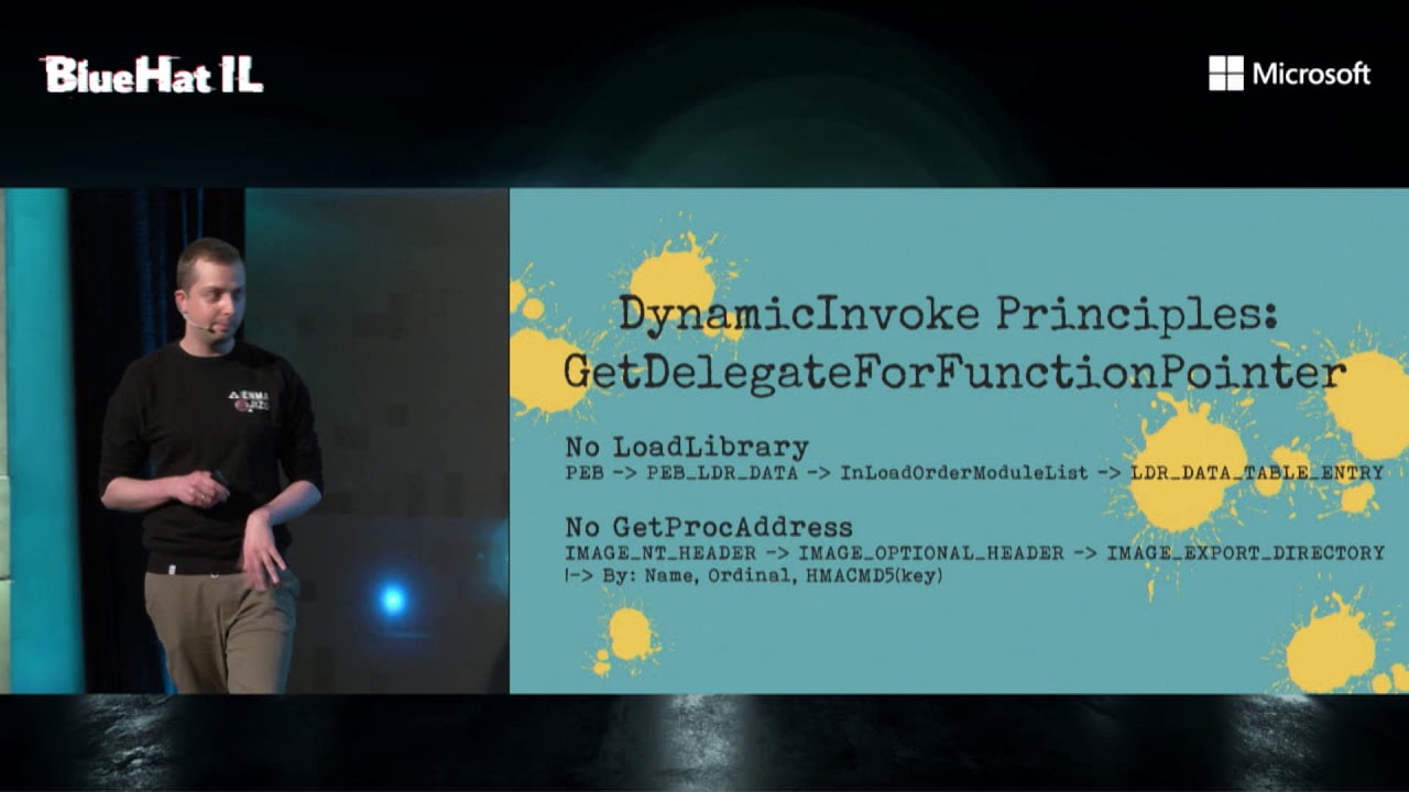 BlueHat IL 2020 - The Wover &Ruben Boonen - Staying # & Bringing Covert Injection Tradecraft to .NET