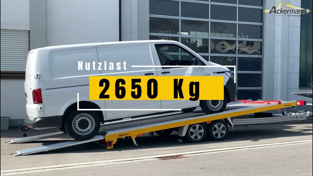 Autotransportanhänger mit Überfahreinrichtung