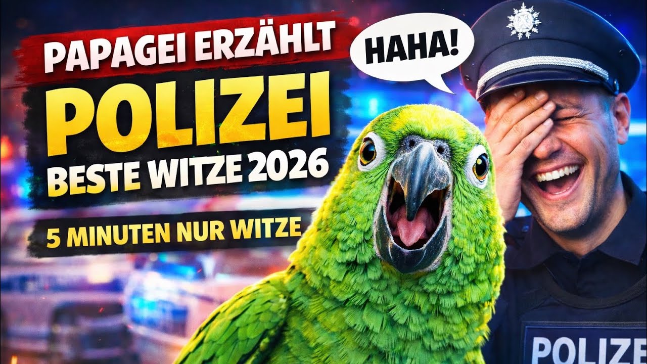 Papagei erzählt Polizei beste Witze 2026 😂 
