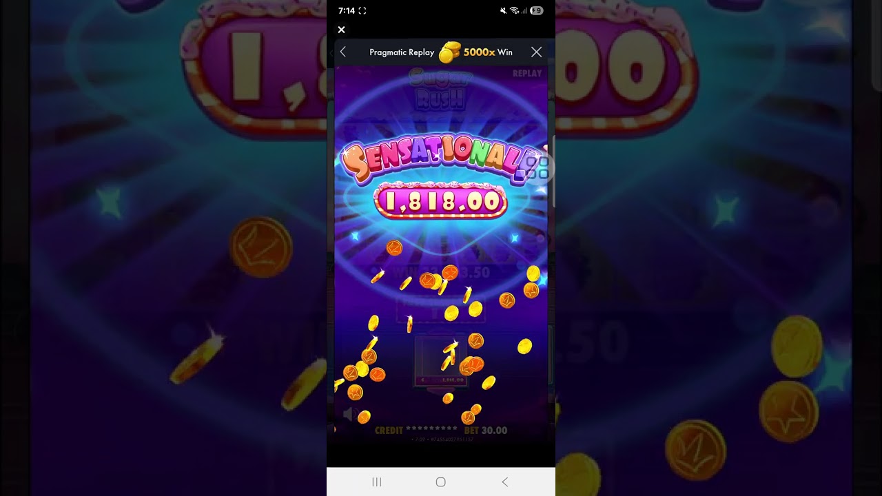 150K Max Win Sugar Rush Unli Scatter! #bigwin #jackpot #unliscatter #sugarrush #jilislots 