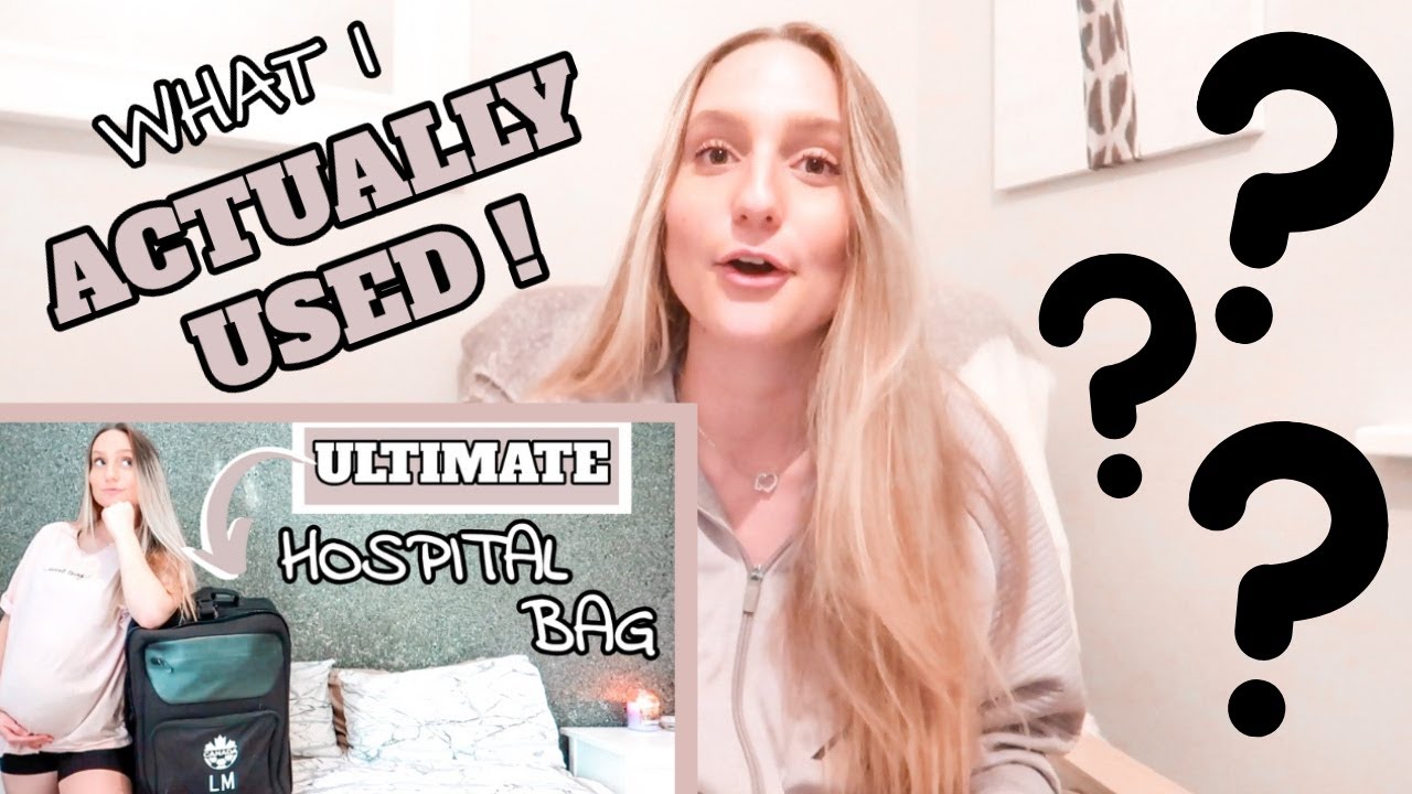 WHAT I ACTUALLY USED IN MY HOSPITAL BAG! 2020 uk 👶🏼💖