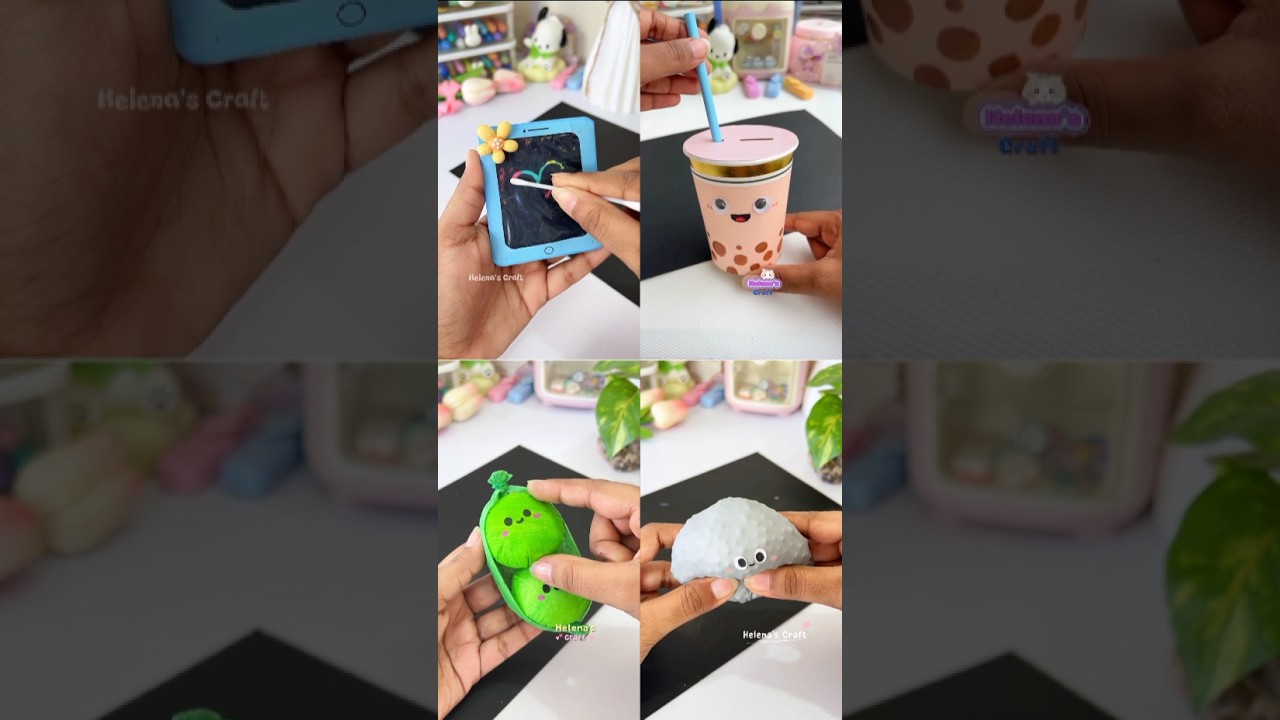 4 Creative Craft Ideas 🤩 #diy #shorts #craft #diyideas #helenascraft