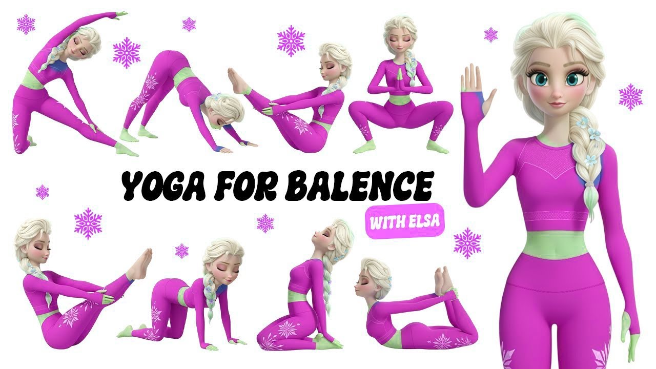 Balance Yoga for Kids with Elsa | Yoga For Flexibility | Exercise For Kids | Yoga For Health