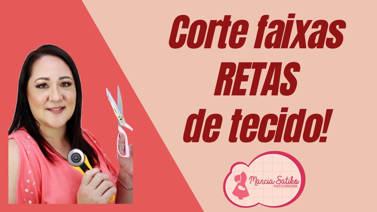 Corte faixas RETAS de tecido