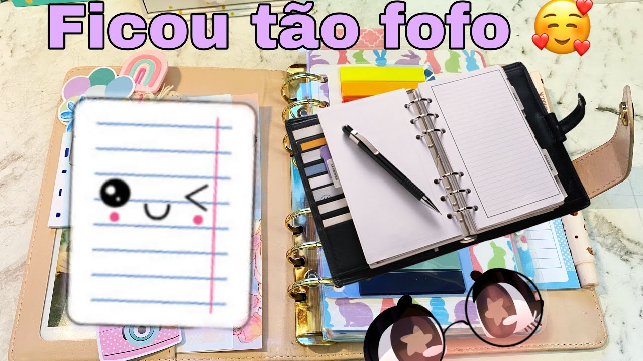 MONTANDO MEU FICHÁRIO A6