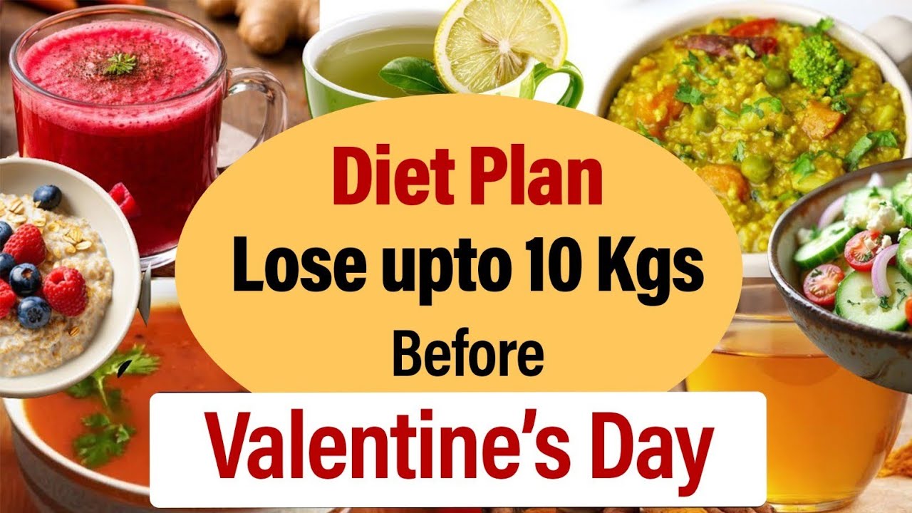 Valentines Diet Plan to Lose Weight Fast In Hindi 2026 💘 Lose 10 Kgs In 15 Days | Let's Go Healthy