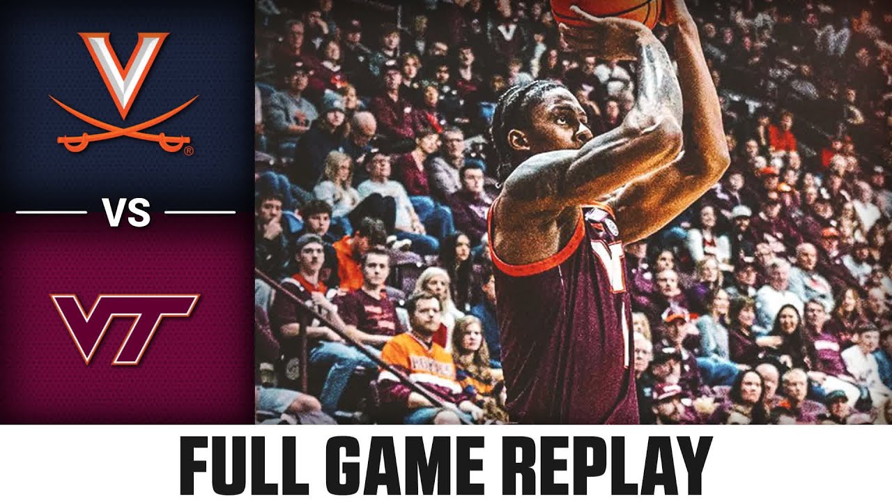Virginia vs. Virginia Tech Full Game Replay | 2024-25 ACC Men's Basketball