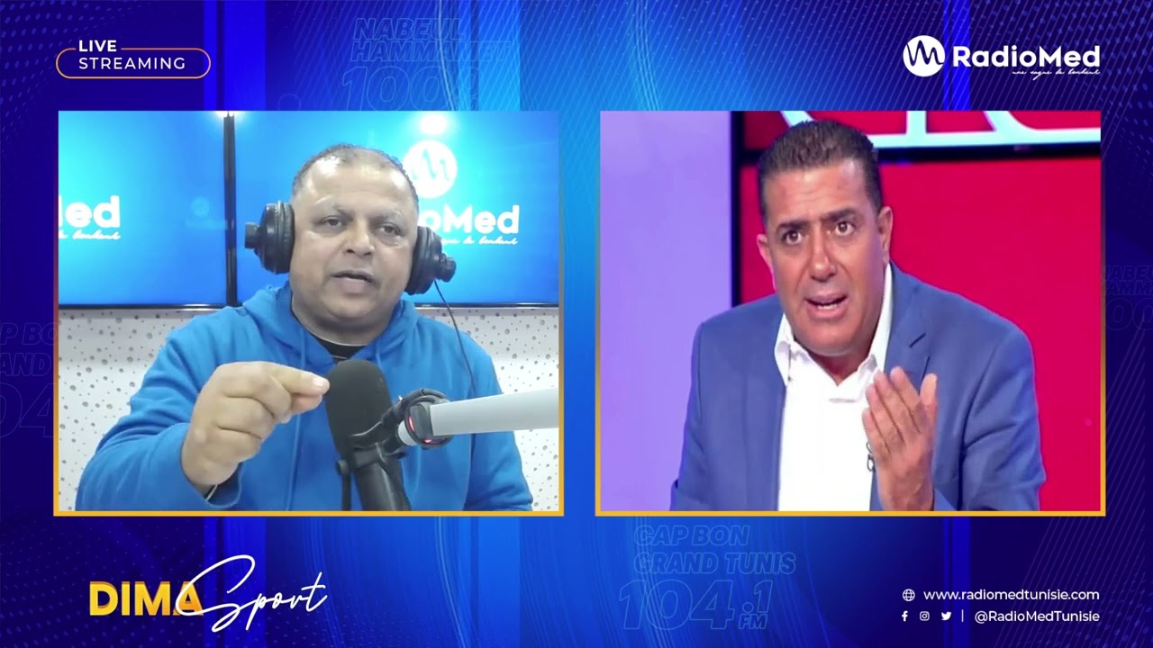 🔵مكرم اللقام : استقالة المدرب عفوان الغربي دوختنا في النجم الساحلي
