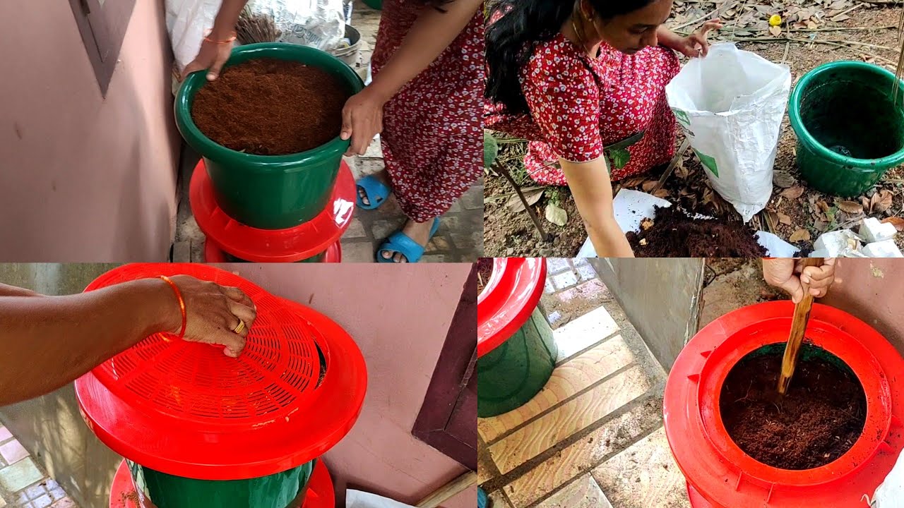 കിച്ചൺ ബിൻ അപ്ഡേറ്റ് | Kitchen bin update #kitchenbin#compost