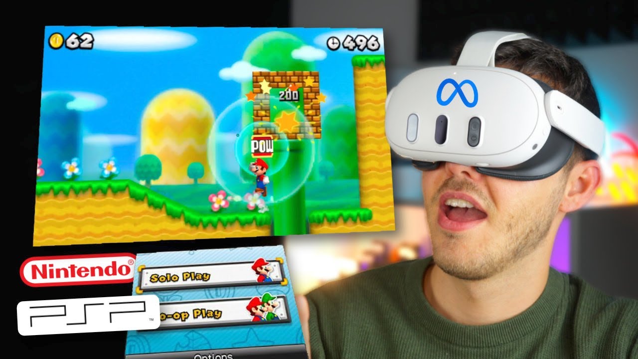 Jugar a EMULADORES en Meta Quest 3 y 2 🕹 Nintendo 3DS, PSP...