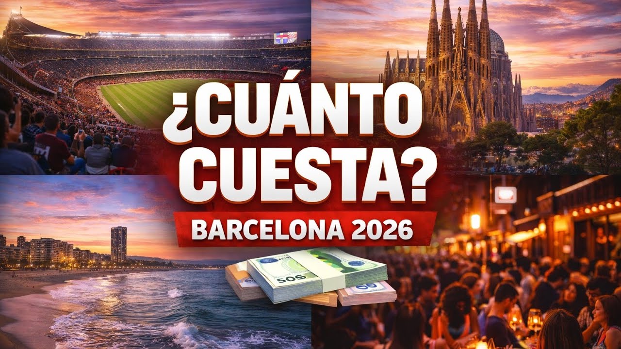 Costo de vida en Barcelona 2026 🇪🇸: &iquest;Cu&aacute;nto necesitas para vivir? 💶🤔