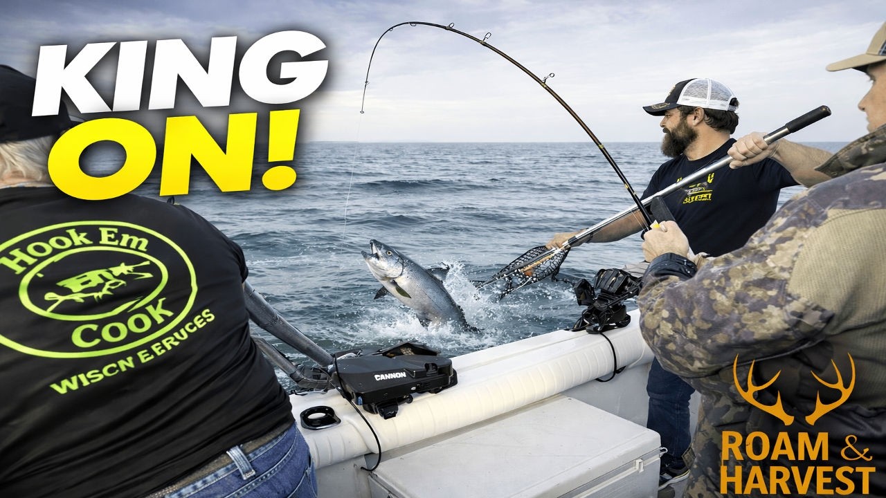 Roam & Harvest Takes on Lake Michigan King Salmon | Wisconsin Fishing