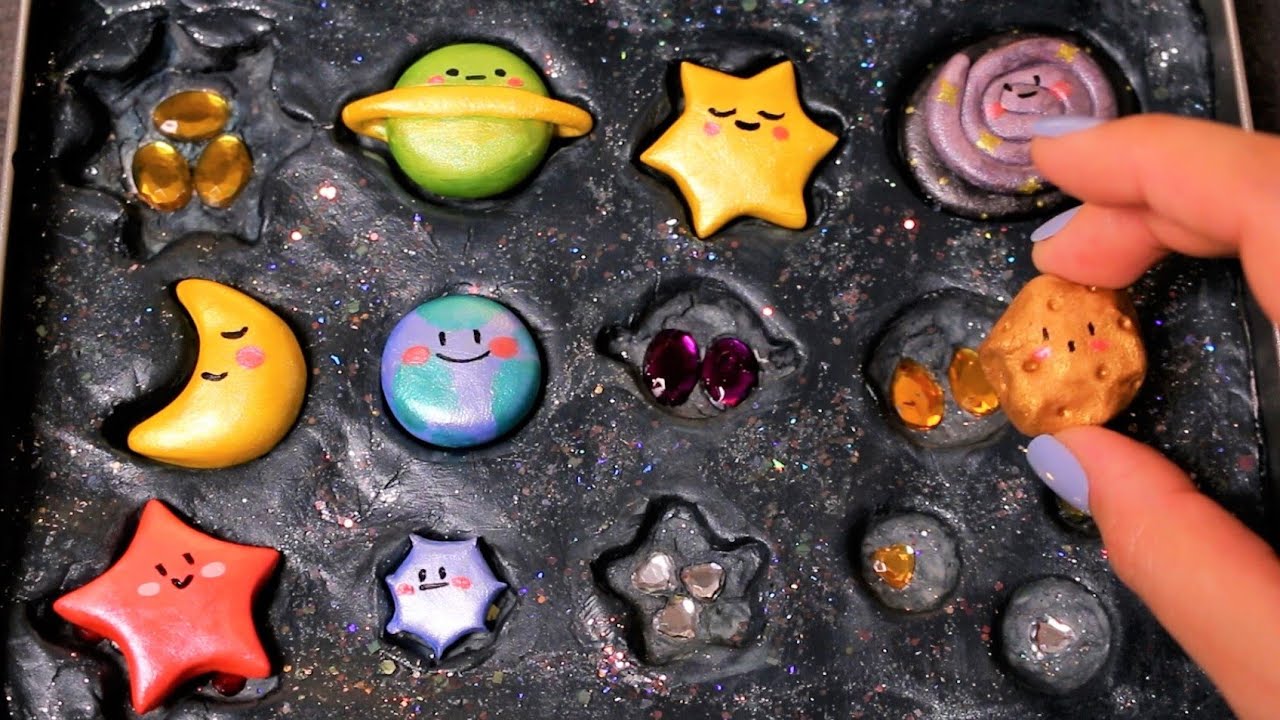 ASMR 잠들때까지🌛달그락 달그락..수제 점토 퍼즐 (*ˊᵕˋo🧩o | 5가지 테마 | 달그락 퍼즐