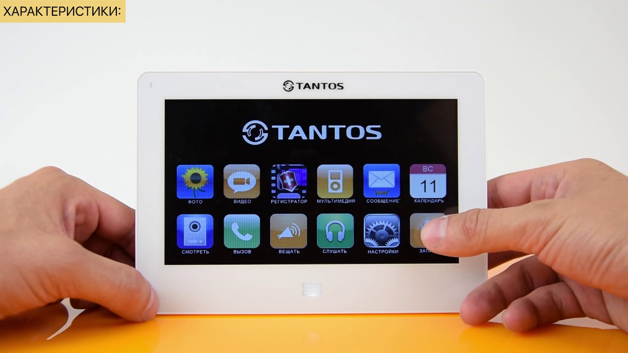 Обзор видеодомофона Tantos NEO Slim