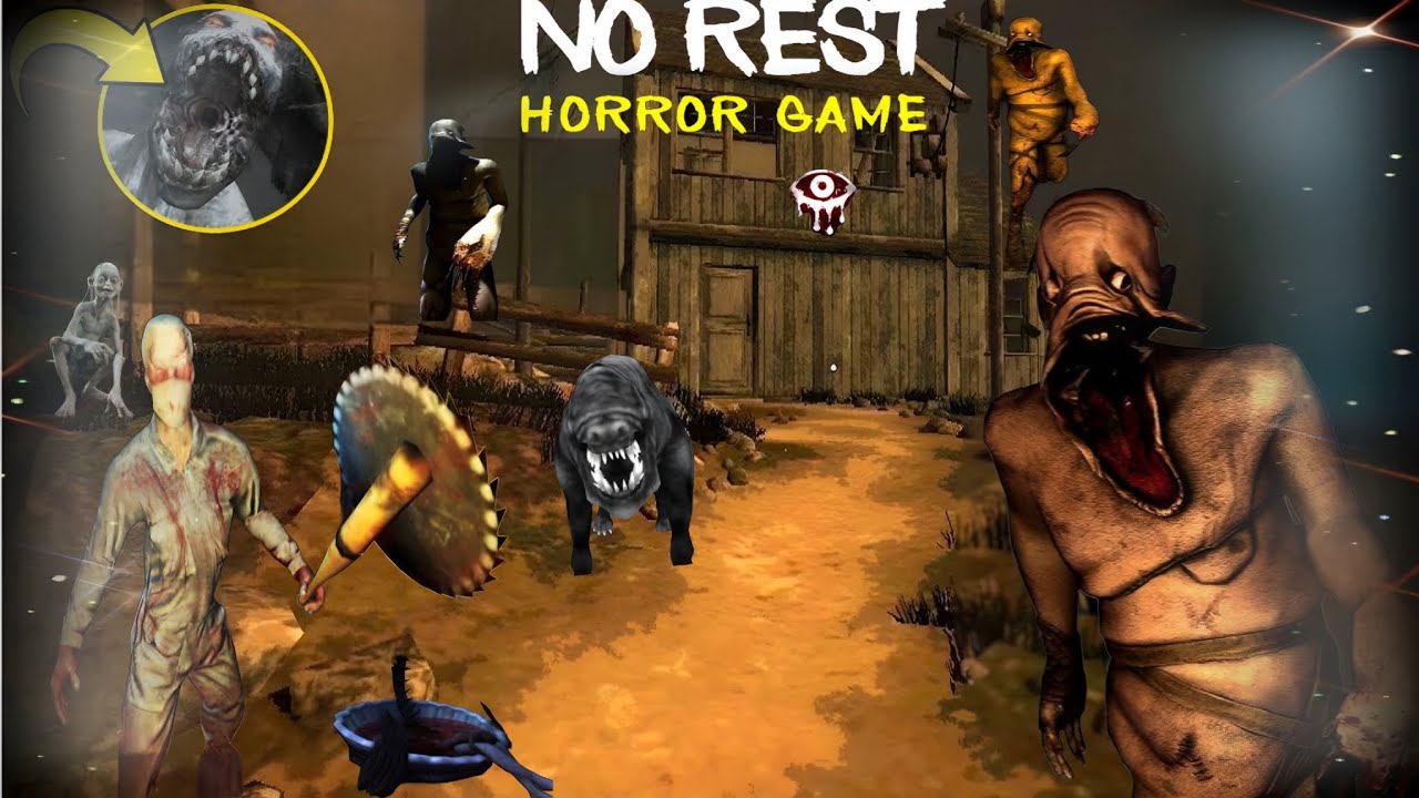 Full gameplay Horror IN Hindi // NO REST HORROR games
