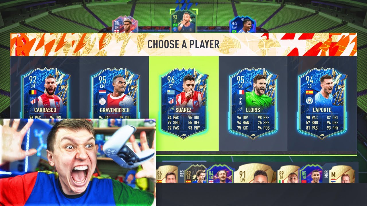 96 ТОТС СУАРЕС!! - 194 РЕЙТИНГА ДРАФТА FUT! (FIFA 22)
