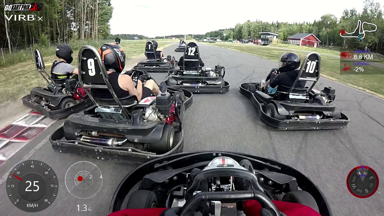 FKC onboard 2018 Uppsala GoKart PRIX @ Rörken Ring - Final A
