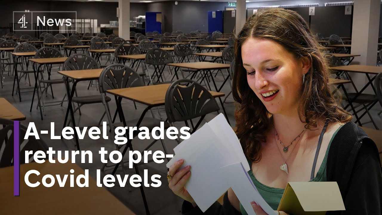 A level results: Biggest drop in top grades ever in England