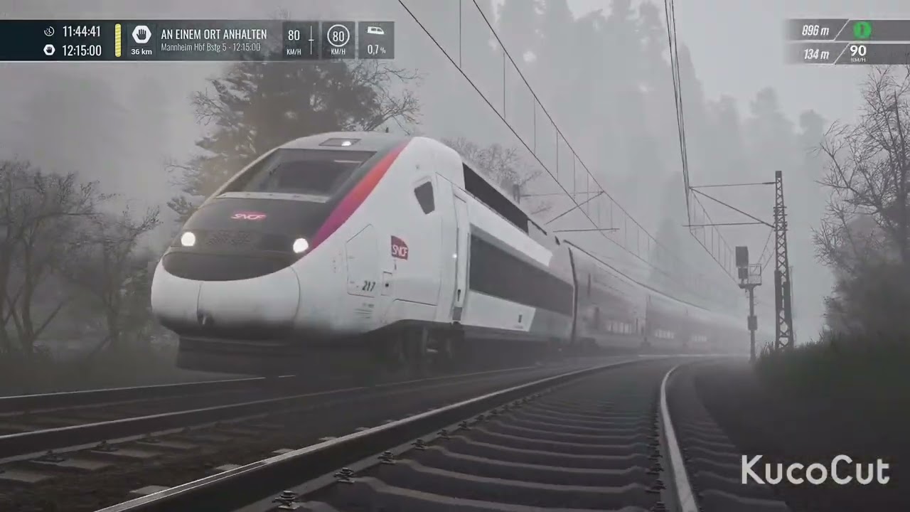 Ich Fahre TGV Auf der Strecke Mannheim Kaiserslautern In Train Sim World 6 